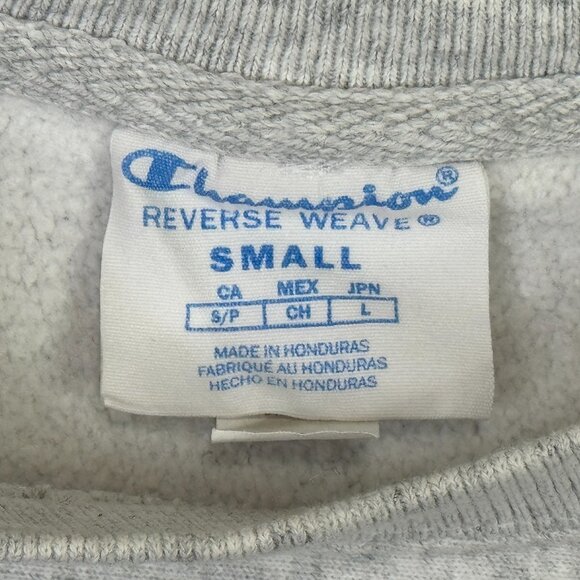 Carolina Sweatshirt Adult Small S Gray Champion Reverse Weave Crewneck Pullover - Picture 3 of 11